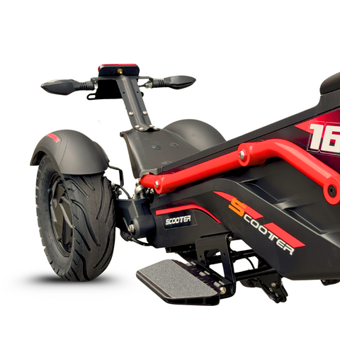 Patinete eléctrico de 3 ruedas con asiento 1000W modelo F2