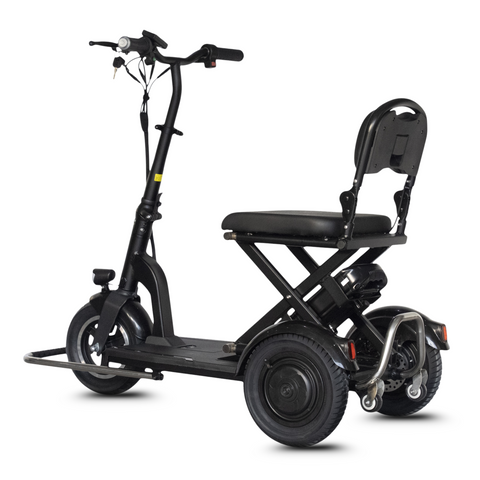 Saliekams mini elektriskais skrejritenis S2 – 3 riteņi, 300W/600W, ērta mobilitāte senioriem un personām ar kustību traucējumiem