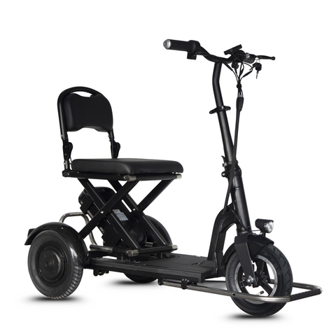 Saliekams mini elektriskais skrejritenis S2 – 3 riteņi, 300W/600W, ērta mobilitāte senioriem un personām ar kustību traucējumiem
