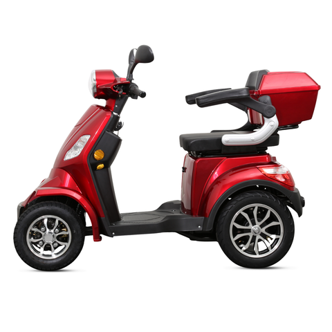 Scooter Électrique 4 Roues Rider 1000W – Mobilité Sécurisée pour PMR et Séniors