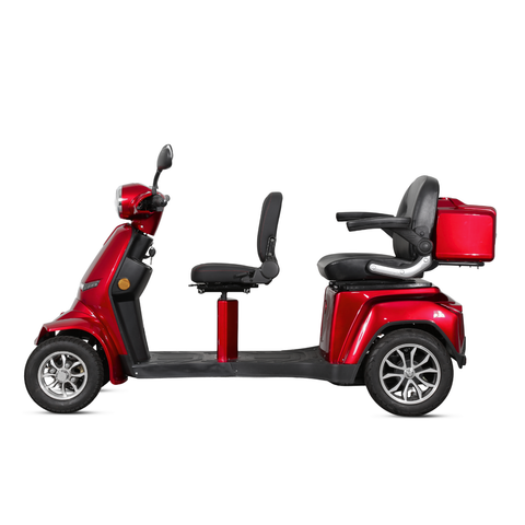 Elektrisk 4-hjuls scooter Rider 1000W 2 seter – for bevegelseshemmede og eldre