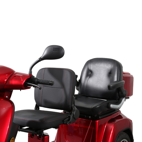 Elektrisk 4-hjuls scooter Rider 1000W 2 seter – for bevegelseshemmede og eldre