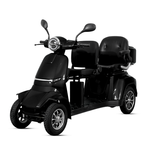 Elektroroller 4-Rad Rider 1000W 2-Sitzer – für Menschen mit eingeschränkter Mobilität und Senioren