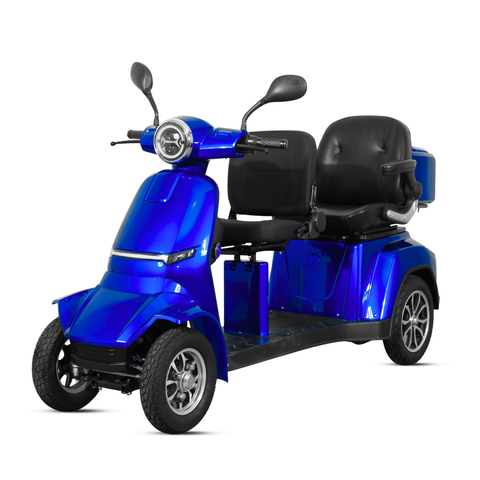 Elektroroller 4-Rad Rider 1000W 2-Sitzer – für Menschen mit eingeschränkter Mobilität und Senioren