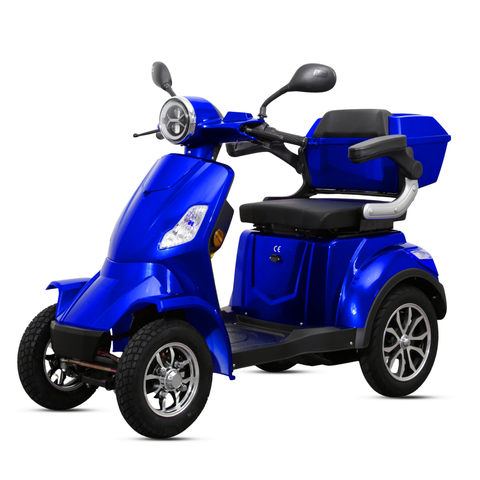 Scooter Elétrico 4 Rodas Rider 1000W – Mobilidade Segura para Pessoas com Mobilidade Reduzida e Idosos
