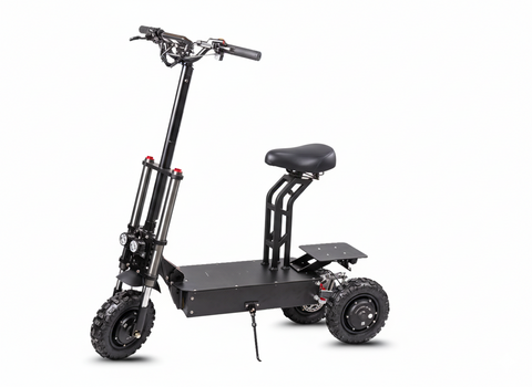 Sulankstomas elektrinis paspirtukas, 3 varomieji ratai, F1 modelis / 5400W
