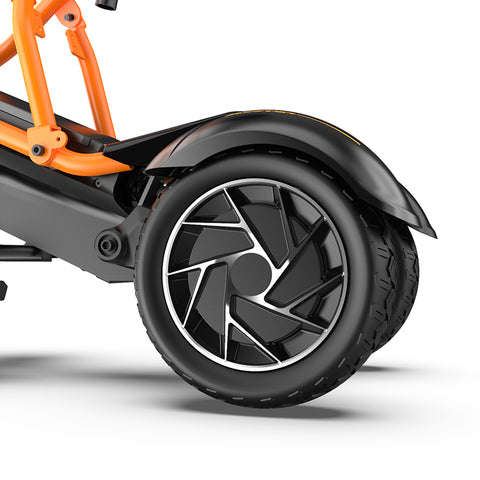 Patinete eléctrico de 3 ruedas con asiento 1000W modelo F2
