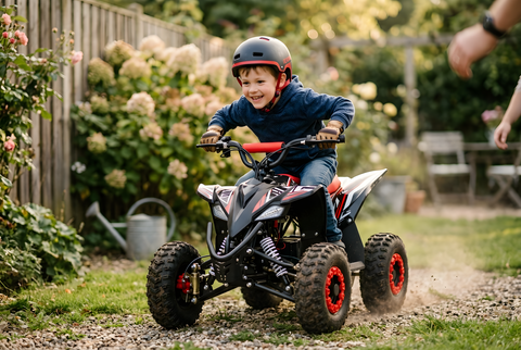 Quel véhicule électrique pour enfant choisir ? Quad, draisienne ou voiture — Guide 2026