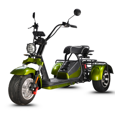 Tricycle électrique 3 roues City Coco HM-3 autonomie modulable (20 Ah / 40 Ah)