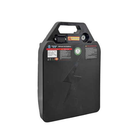 بطارية ليثيوم 60V 20Ah مع مقبض وقفل + مفتاح للدراجات Citycoco وChopper