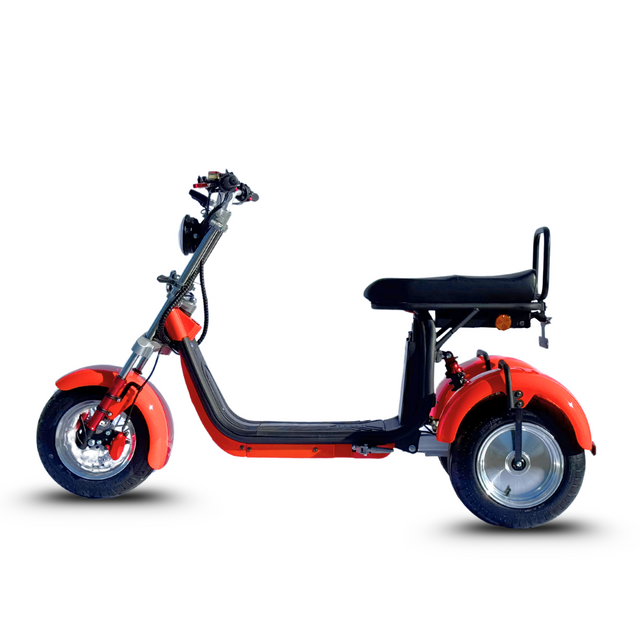 Triciclo Elettrico Per Adulti A 3 Ruote - Capacità 150 Kg, Batteria 36V/12Ah Rimovibile, Con Cestino