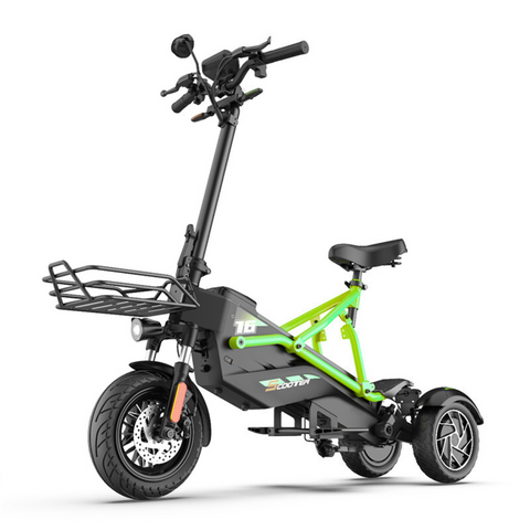 3 rad elektrofahrrad 3-Rad-Elektroroller mit Sattel 1000W Modell F2 – Scoot Motion