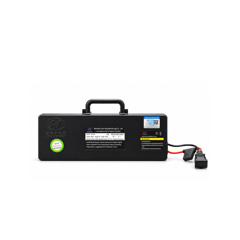 60V 12ah litiumbatteri med sidehåndtak + plastkasse for citycoco og chopper