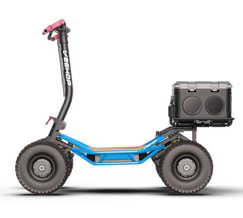 Portable cooler for veehop scooter