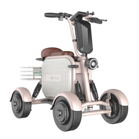 Mini 4-wheel scooter for seniors or PMR 1000W model DUDU10SS