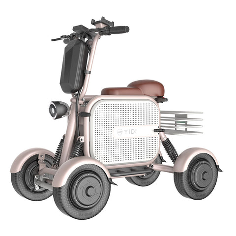 Mini 4-wheel scooter for seniors or PMR 1000W model DUDU10SS