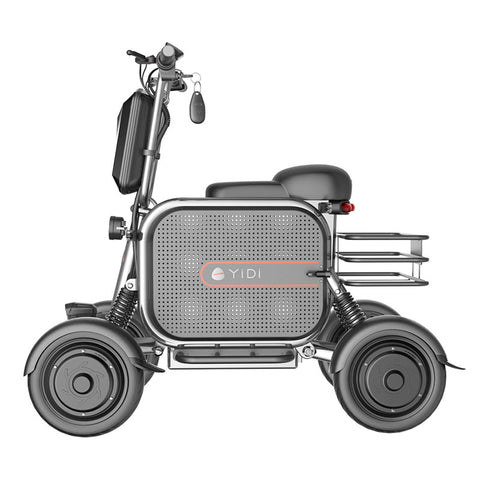 Mini 4-wheel scooter for seniors or PMR 1000W model DUDU10SS