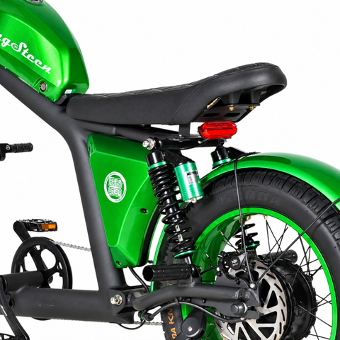 selle 2 places vélo électrique fat bike sur vélo