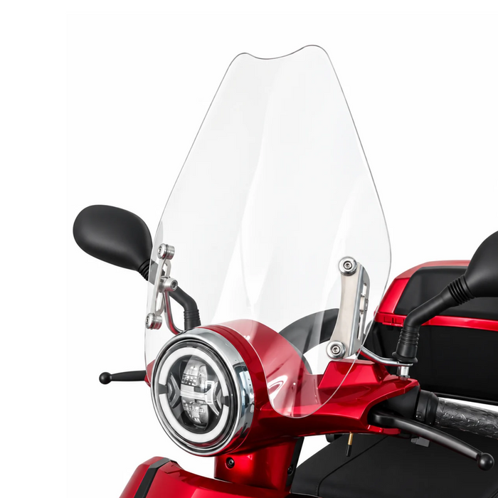 Pare-brise transparent pour scooter Rider – Protection contre le vent