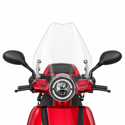 Pare-brise transparent pour scooter Rider – Protection contre le vent