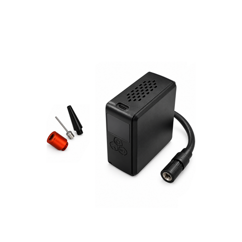 Compact high-pressure electric tire pump – Bicycle, scooter, moped, tricycle