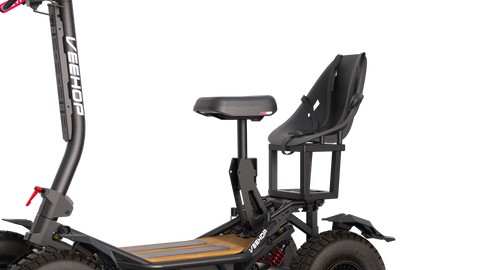 Rear seat for children aged 5-12 years for Veehop scooters