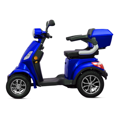 سكوتر كهربائي بأربع عجلات Rider 1000W – تنقل آمن لذوي الاحتياجات الخاصة وكبار السن