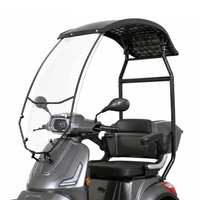 Dak en windscherm voor elektrische scooter met 3 en 4 wielen – Rider, Rider Pro en Strada