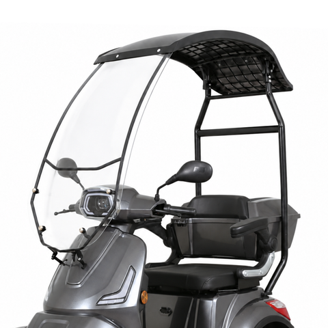 Toit et pare-brise pour scooter électrique 3 et 4 roues – Rider, Rider Pro et Strada