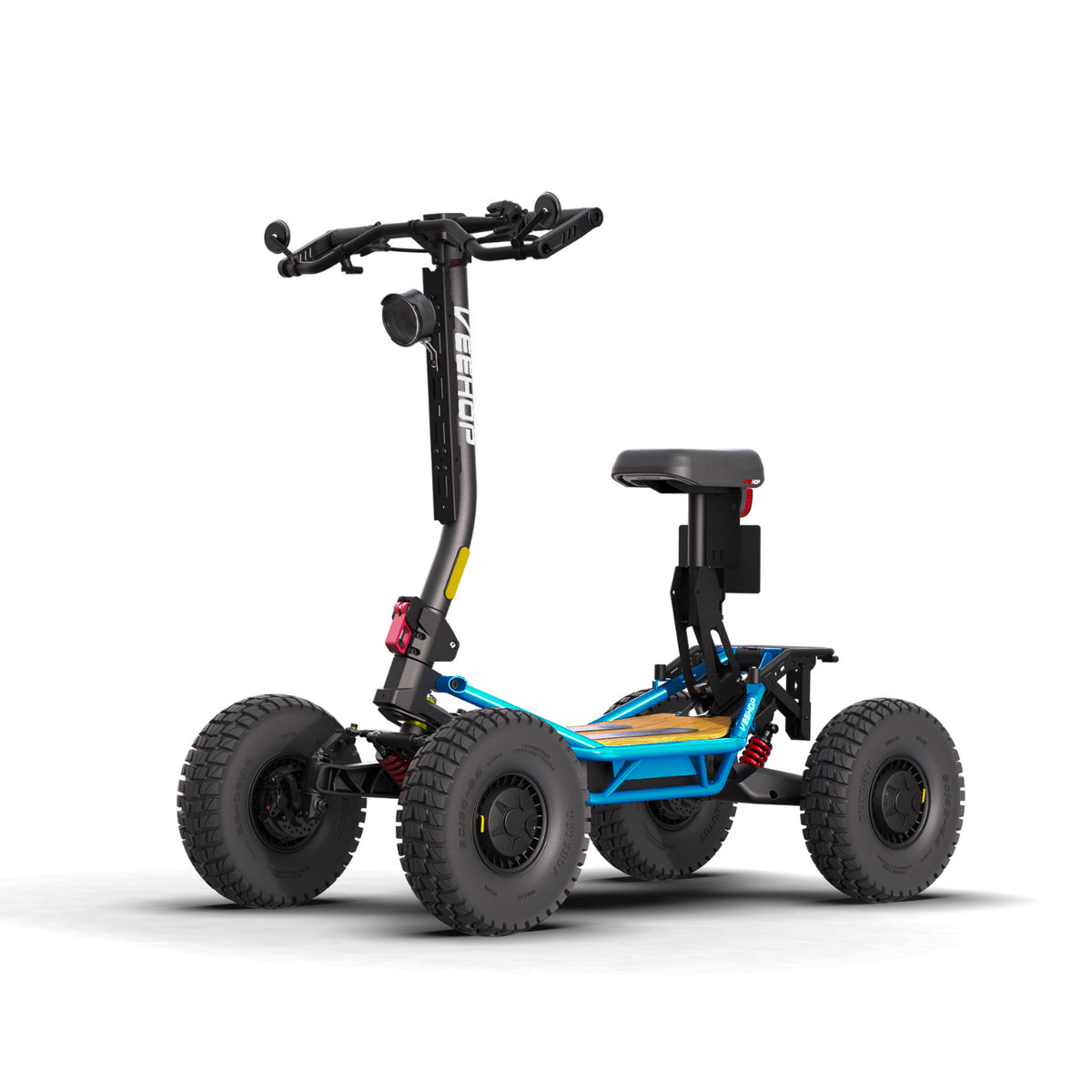 VEEHOP All Terrain 4WD Scooter mit klappbarem Sattel 3200 W/6400 W 40 Ah