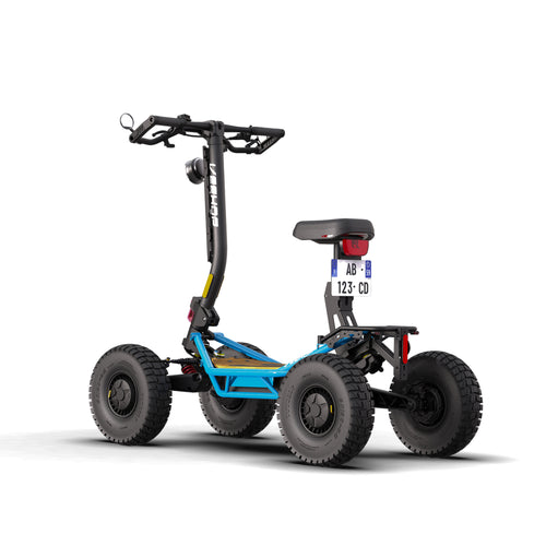 VEEHOP All Terrain 4WD Scooter mit klappbarem Sattel 3200 W/6400 W 40 Ah