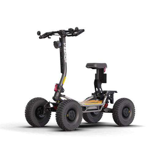VEEHOP All Terrain 4WD Scooter mit klappbarem Sattel 3200 W/6400 W 40 Ah