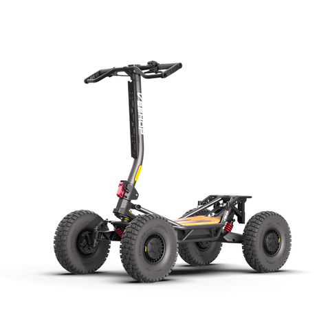 Trottinette électrique Veehop non homologuée noire sans selle et sans feux