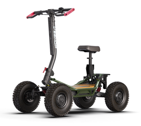 4WD All Terrain Scooter with Foldable Saddle 3200w/6400w 40ah Veehop