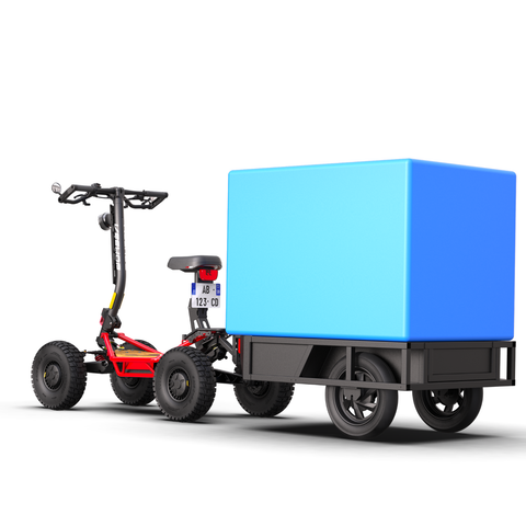 Veehop 4 WD Scooter Utility piekabe