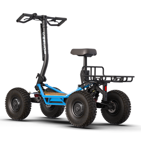 Trottinette VEEHOP tout terrain à 4 roues motrices avec selle pliable 3200w / 6400w 40ah