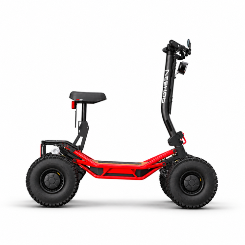 Trottinette VEEHOP tout terrain à 4 roues motrices avec selle pliable 3200w / 6400w 40ah