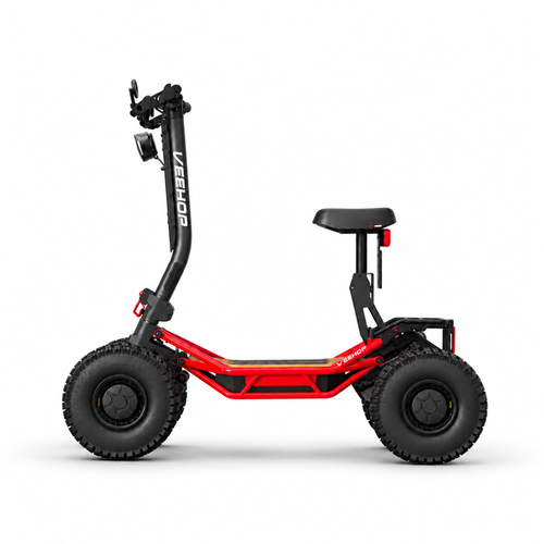 Trottinette VEEHOP tout terrain à 4 roues motrices avec selle pliable 3200w / 6400w 40ah