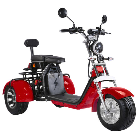 Citycoco 3 roues CP-3.0 2000w 20ah/40ah autonomie de 45/90 kms homologué route