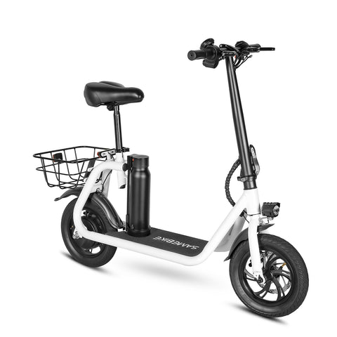Draisienne mini trottinette électrique pliable avec selle , batterie amovible, modèle C01