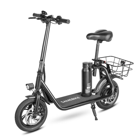 Draisienne mini trottinette électrique pliable avec selle , batterie amovible, modèle C01