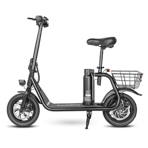 Draisienne mini trottinette électrique pliable avec selle , batterie amovible, modèle C01