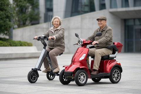 Scooters électriques PMR et Séniors