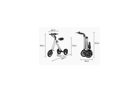 Mini scooter 3 roues pliable pour PMR et seniors ultra léger