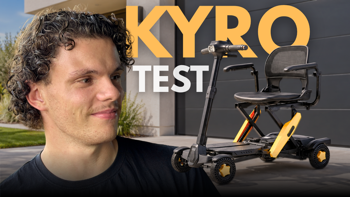 MINI SCOOTER ÉLECTRIQUE 4 ROUES PMR & SENIORS KYRO : TEST COMPLET SUR ROUTE ET CHEMINS !