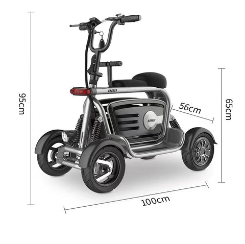 Mini scooter 4 roues pour senior ou PMR 500/1000W modèle D12