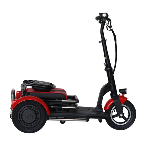 Tricycle Trottinette scooter électrique 3 roues PMR stable 19 kg Folding  300 watts avec siège