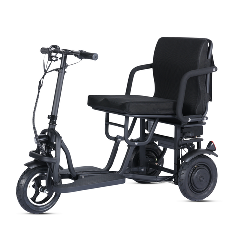 دراجة ثلاثية كهربائية قابلة للطي ES-10 – 3 عجلات 350 واط/700 واط، مثالية لذوي الاحتياجات الخاصة وكبار السن