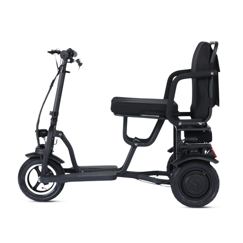 دراجة ثلاثية كهربائية قابلة للطي ES-10 – 3 عجلات 350 واط/700 واط، مثالية لذوي الاحتياجات الخاصة وكبار السن
