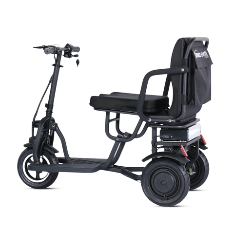 دراجة ثلاثية كهربائية قابلة للطي ES-10 – 3 عجلات 350 واط/700 واط، مثالية لذوي الاحتياجات الخاصة وكبار السن